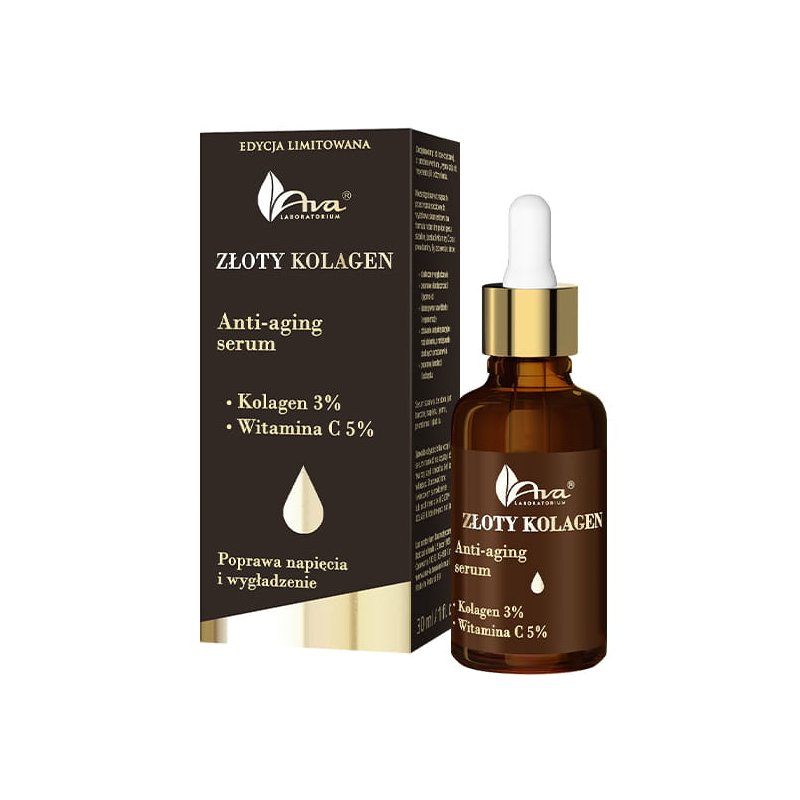 AVA Laboratorium Golden Collagen — siero viso anti-età al collagene dorato