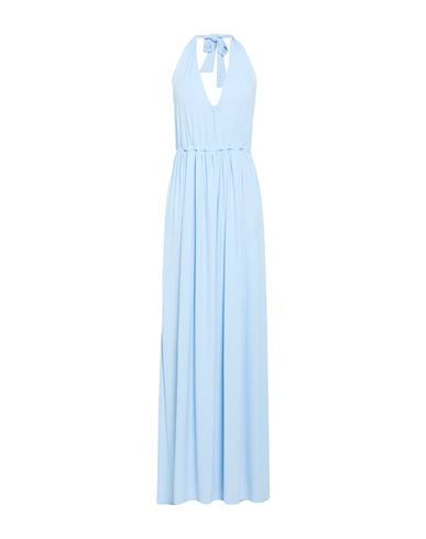 Woman Maxi dress Sky blue Size L Polyamide, Elastane