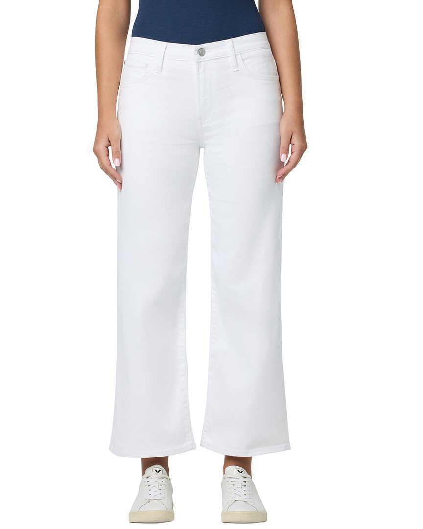 Rosalie High-Rise Wide Leg Ankle Wht-White Jean