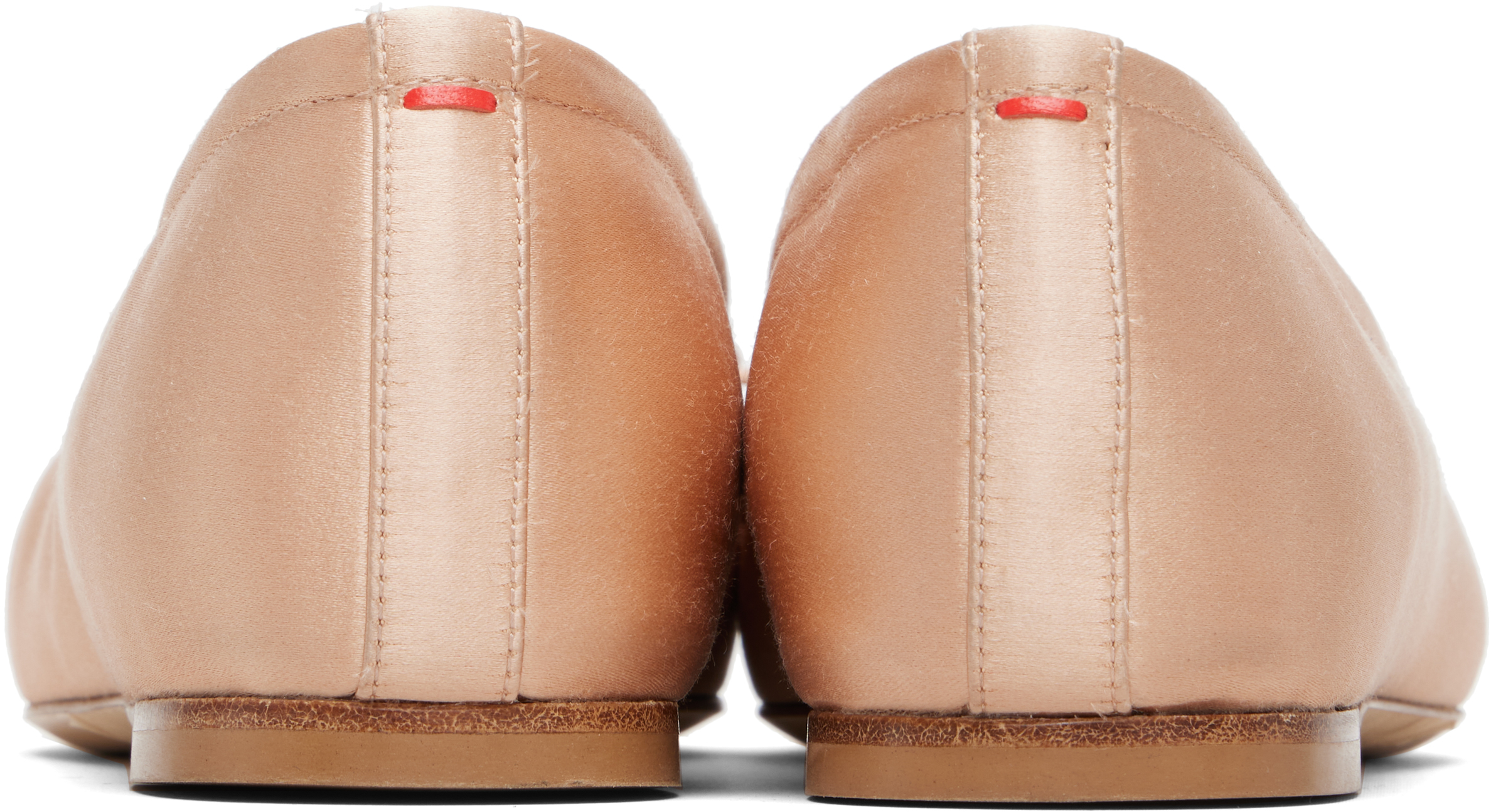 Pink Gabriella Satin Ballerina Flats