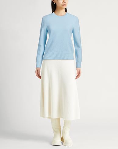 Woman Sweater Sky blue Size 8 Wool