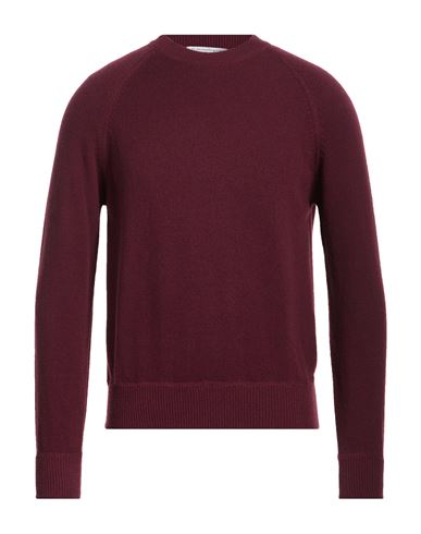 Man Sweater Garnet Size L Wool, Polyamide