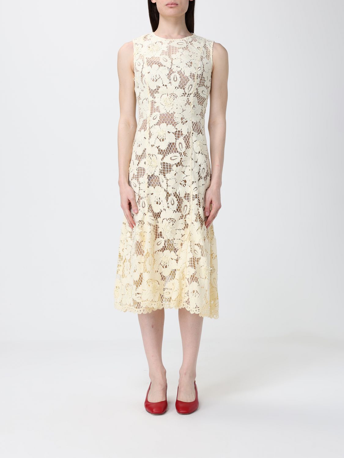 Crochet Lace Midi Dress
