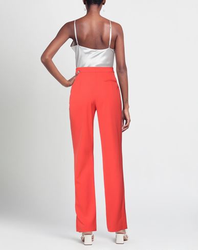 Soallure Woman Pants Coral Size 10 Polyester, Elastane