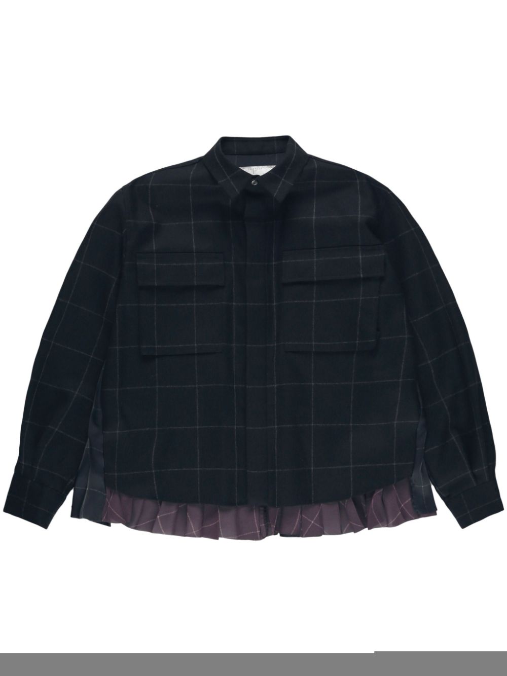 Windowpane shirt - Neutrals