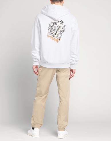 Man Sweatshirt White Size L Cotton