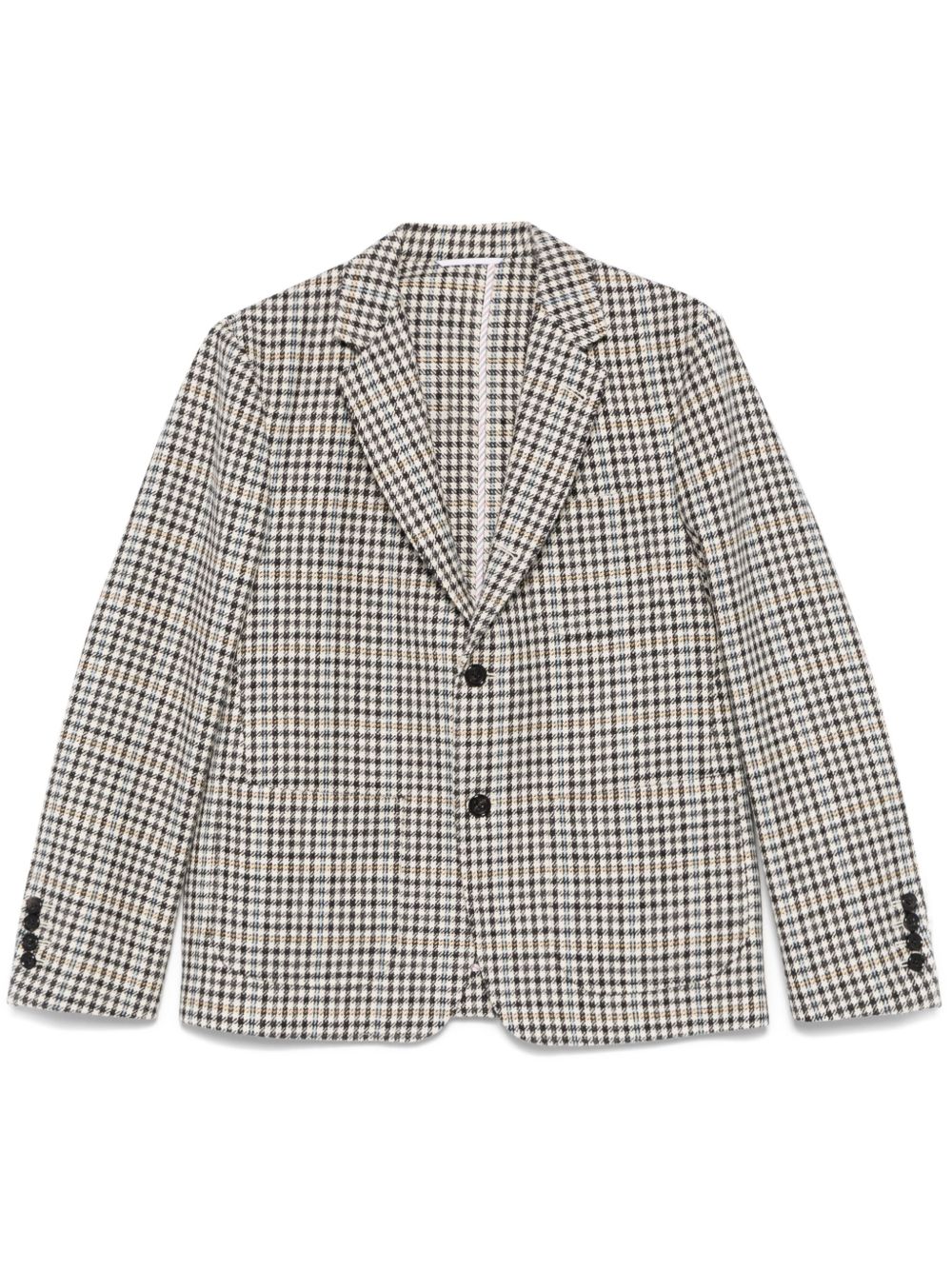 Checked tweed blazer - Neutrals