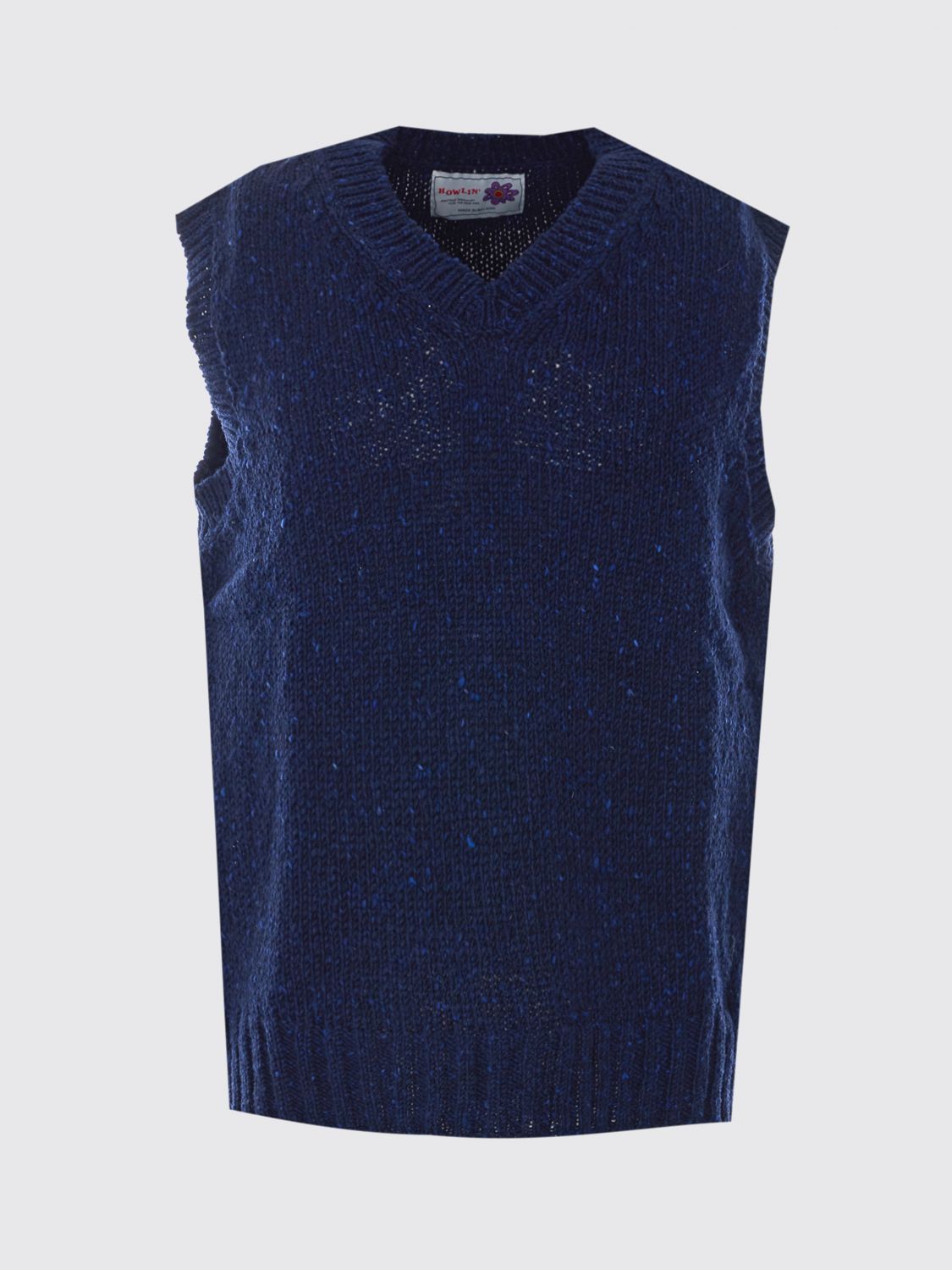 Suit Vest Men color Blue