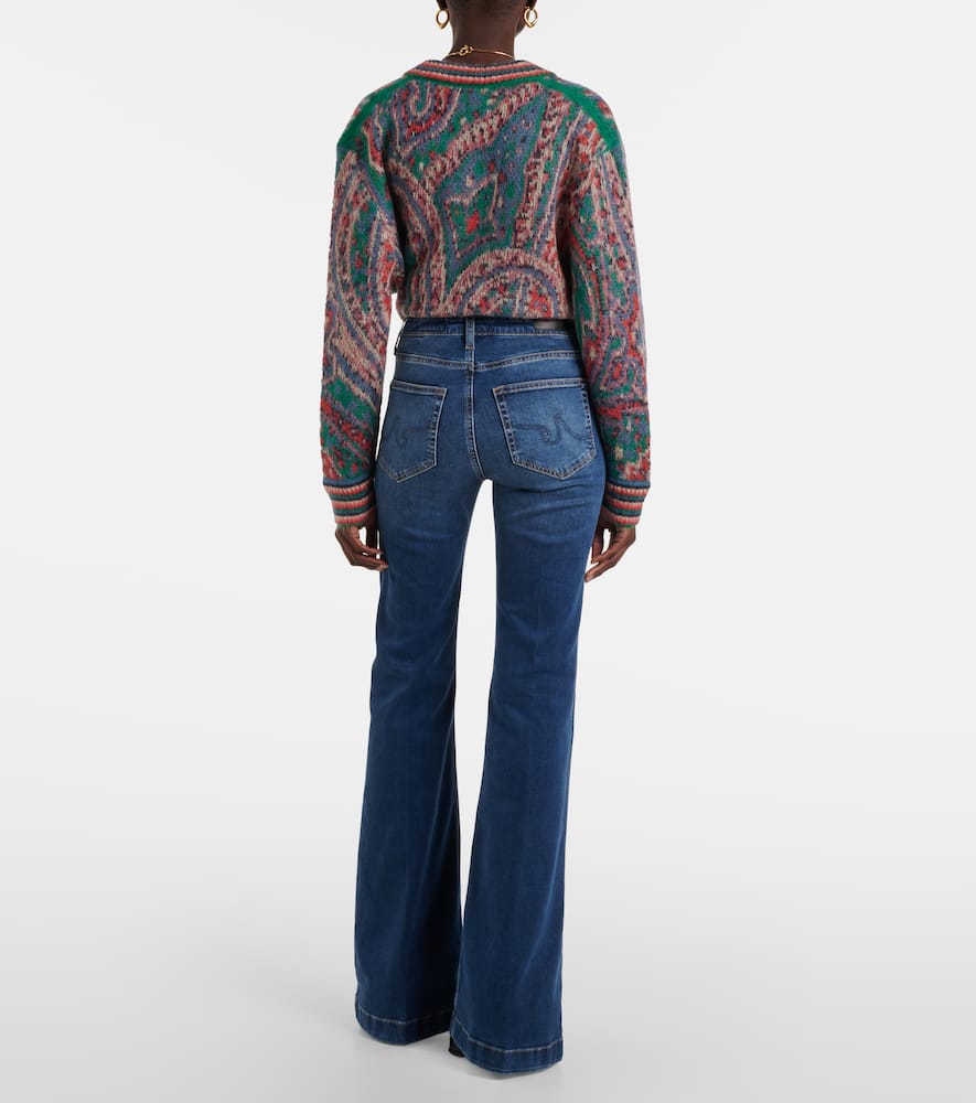 Tropea high-rise flared jeans