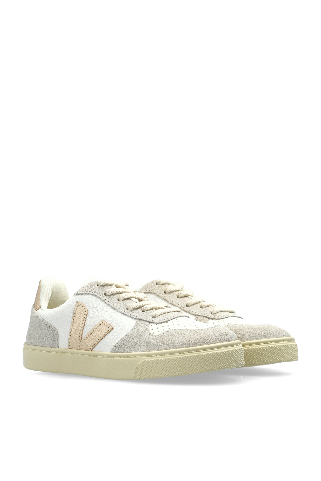 Sneakers SMALL V-10 LACES CHROMEFREE LEATHER, Unisex, White