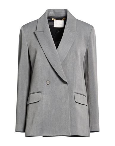 Woman Blazer Grey Size 6 Polyester, Viscose, Elastane
