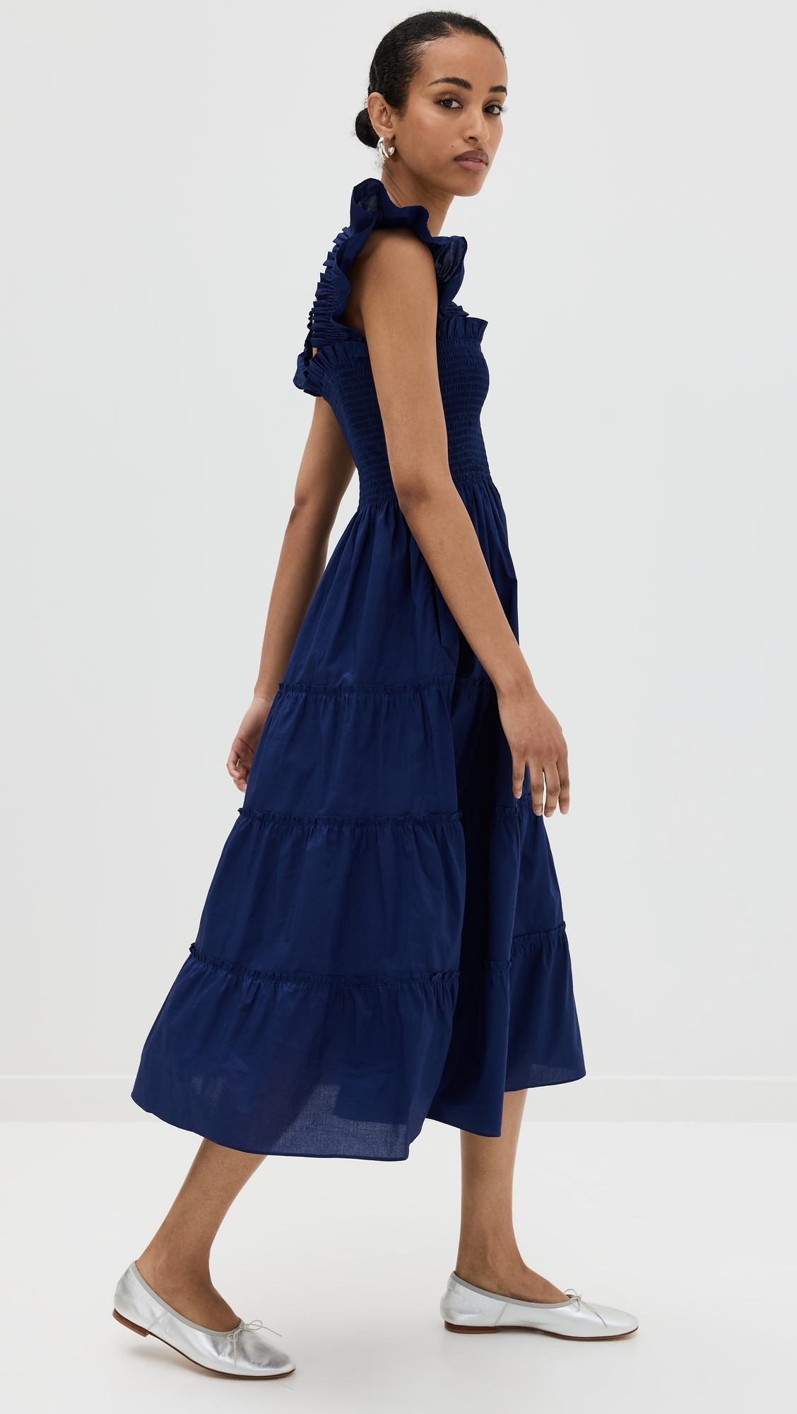 The Ellie Cotton Nap Dress Navy