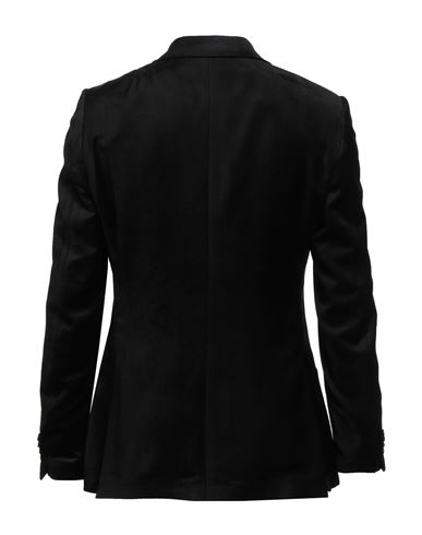 Man Blazer Black Size 40 Viscose