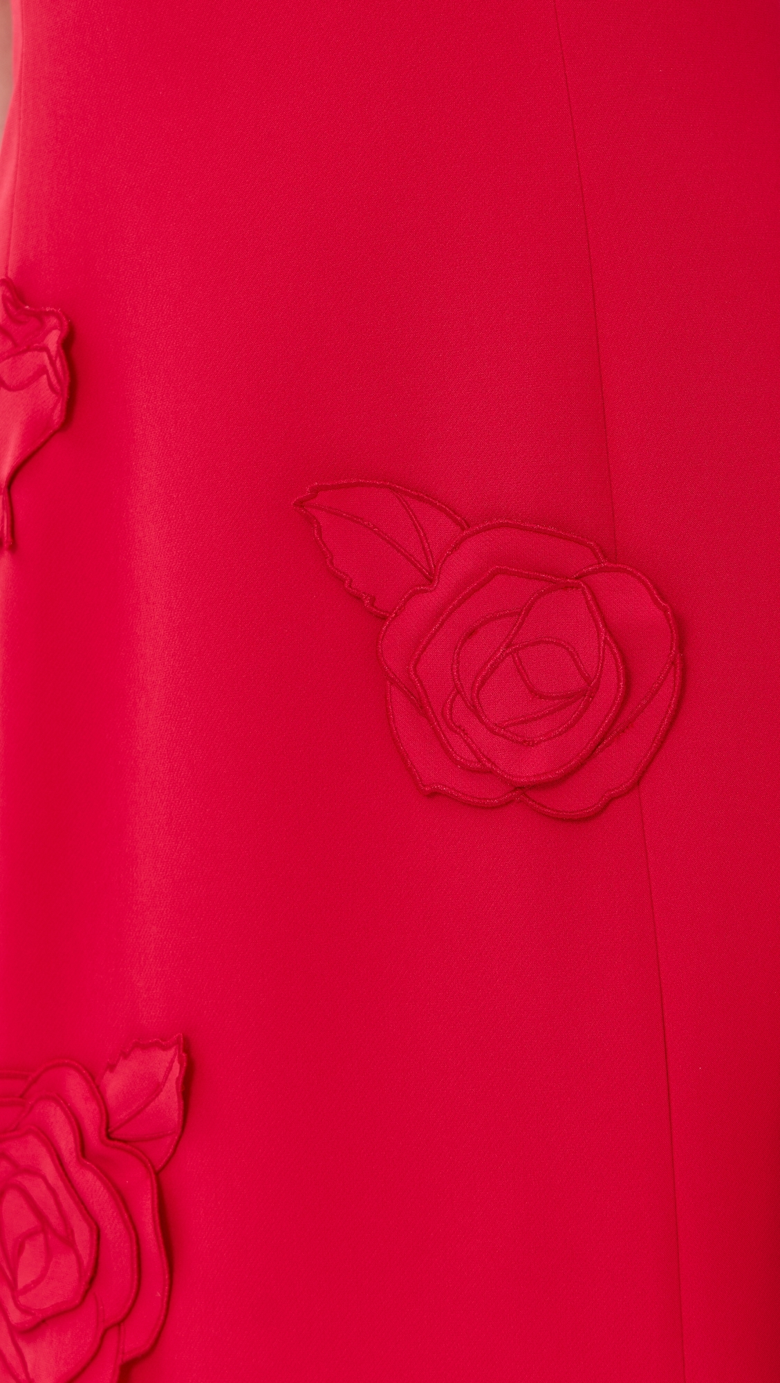 Emily Applique Midi Dress Scarlet