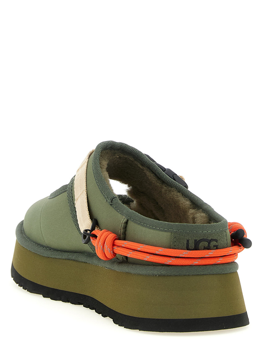 Green Solid Slippers