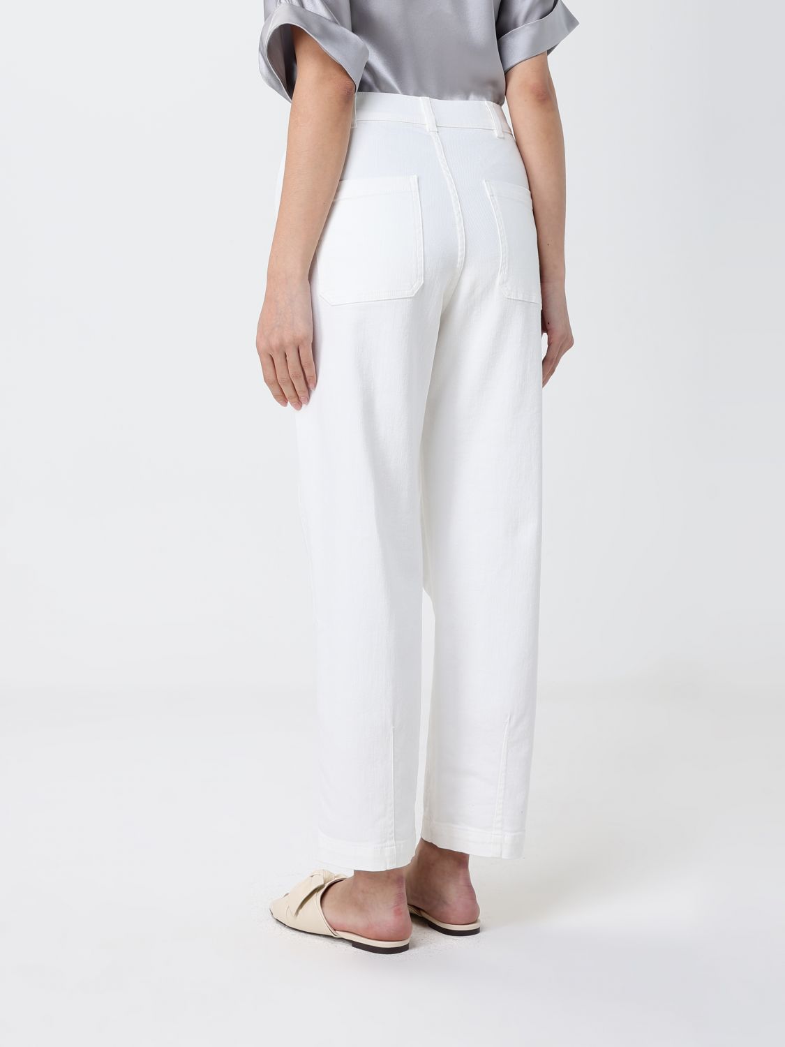 Pants Woman color White