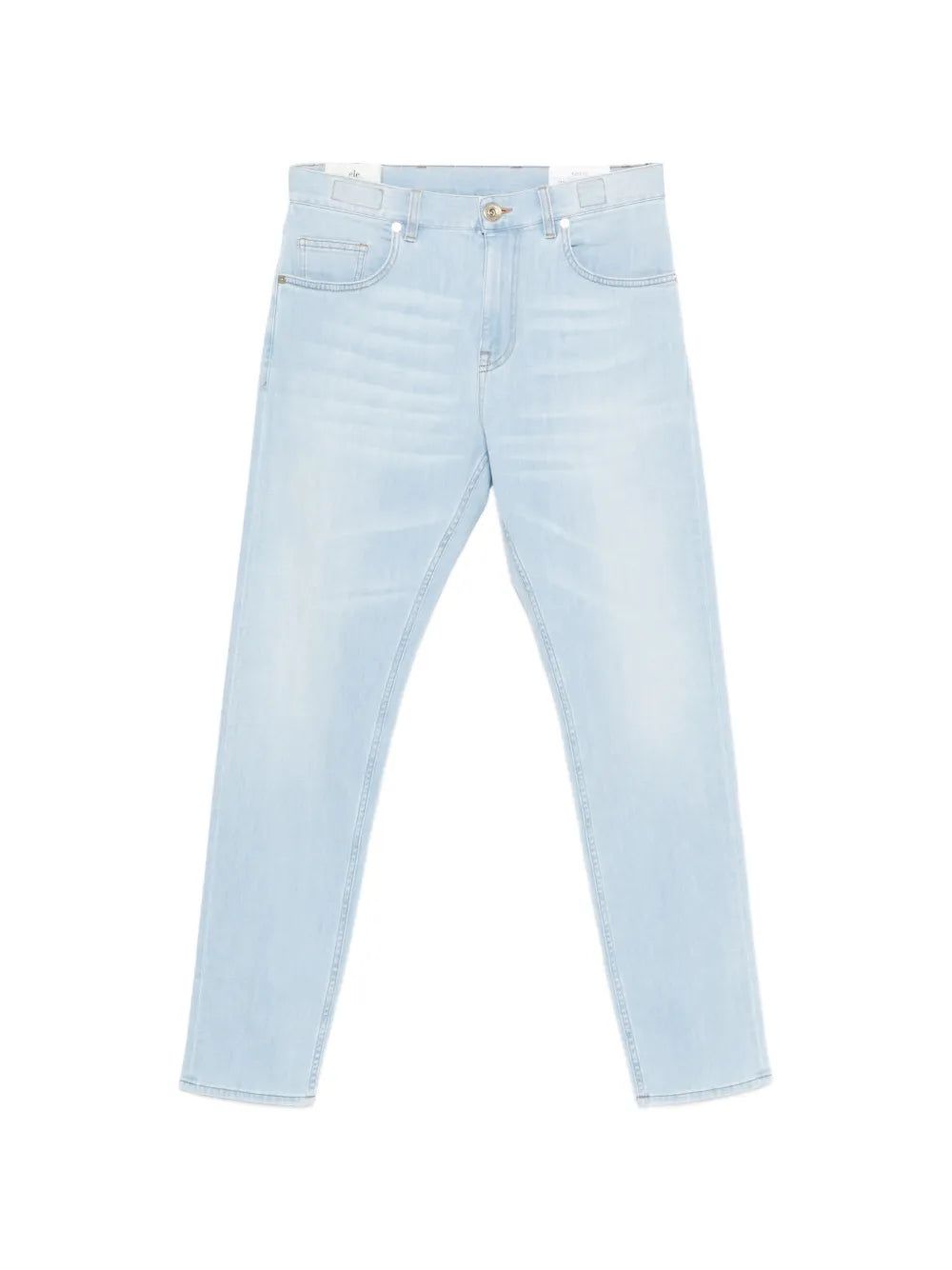Light-Wash Five-Pocket Jeans — Light Blue