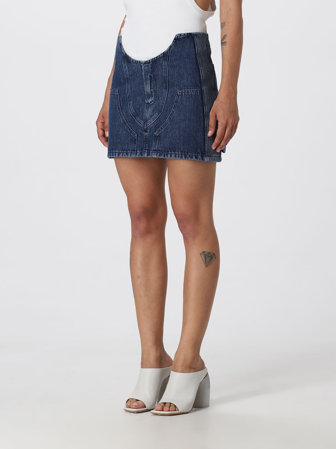 Skirt Woman color Blue