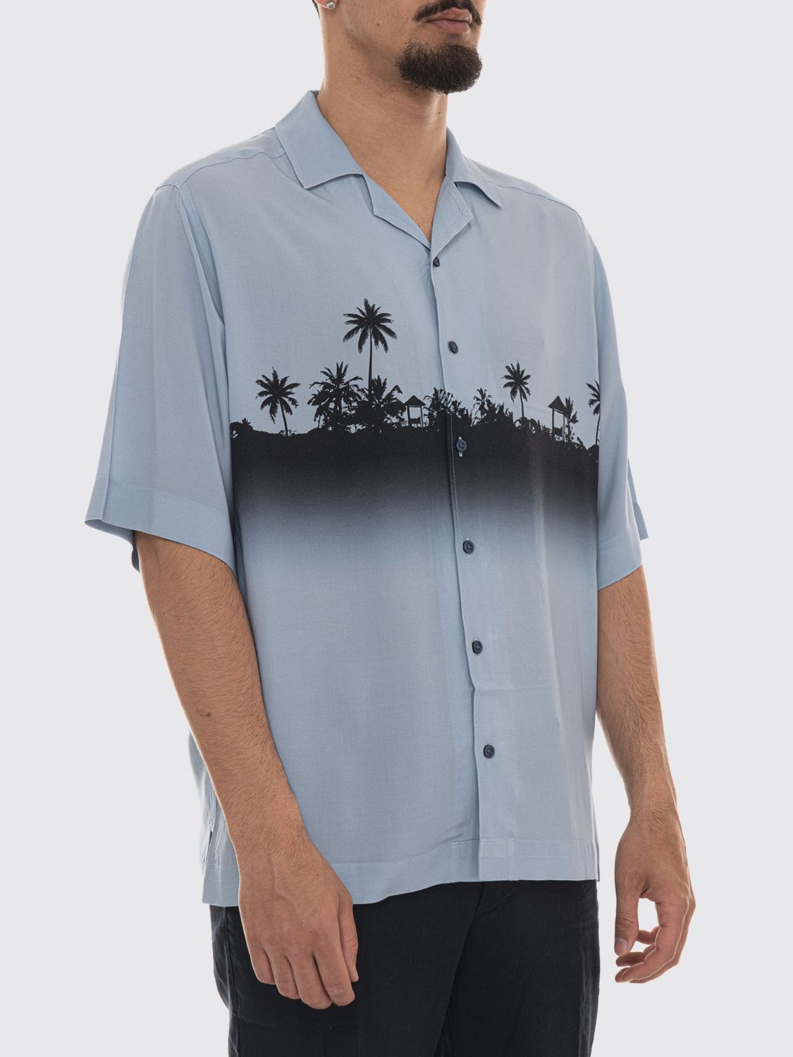 Polo Shirt Men color Sky Blue