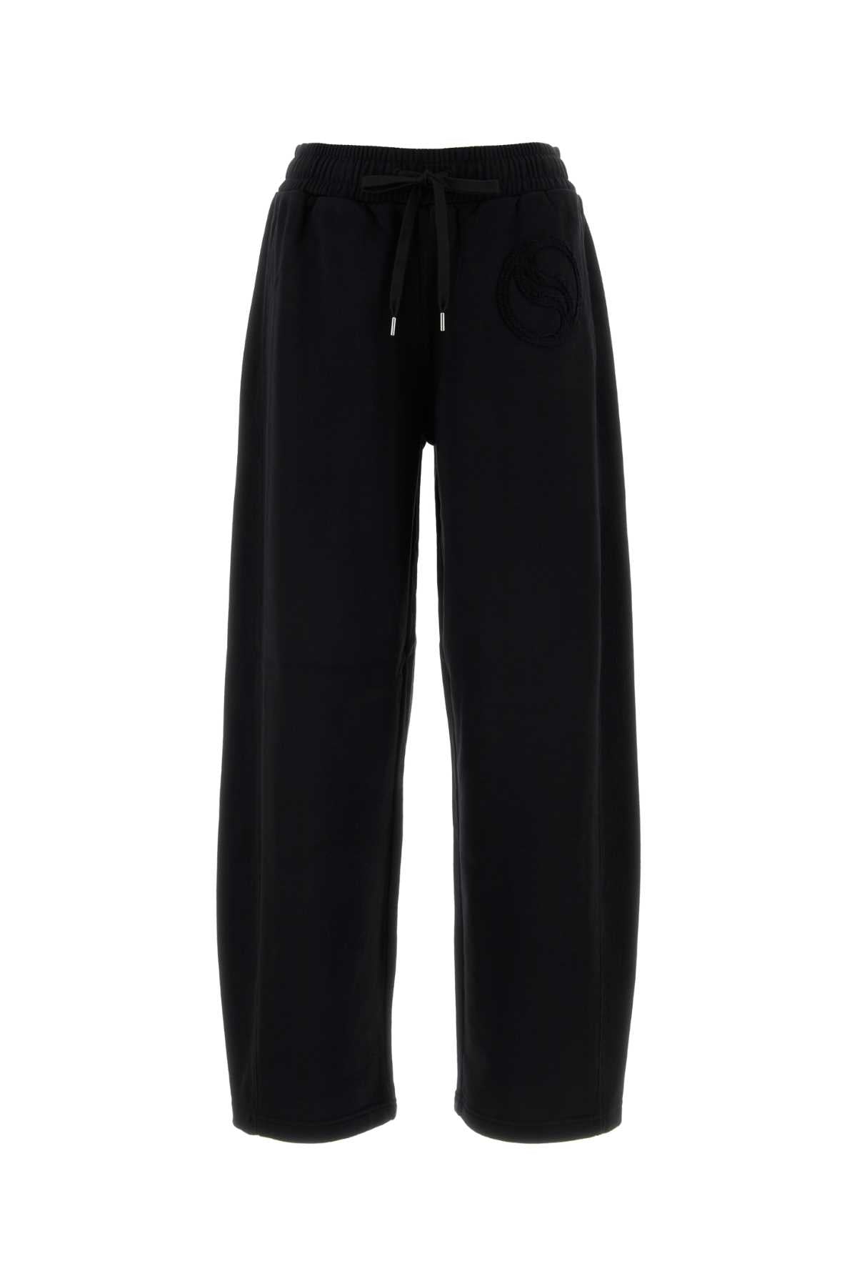 Cotton Joggers — Black