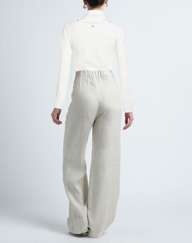 Woman Turtleneck Ivory Size 10 Viscose, Polyamide, Elastic fibres
