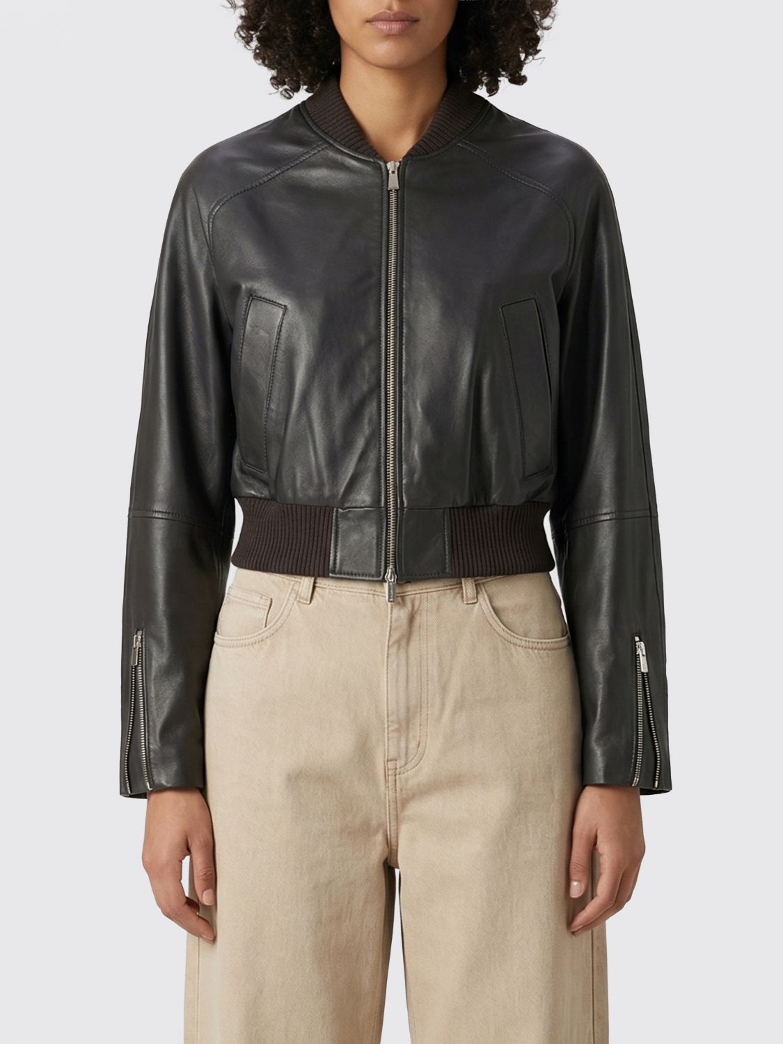 Jacket Woman color Brown