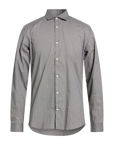 Man Shirt Midnight blue Size S Organic cotton, Cotton, Elastane