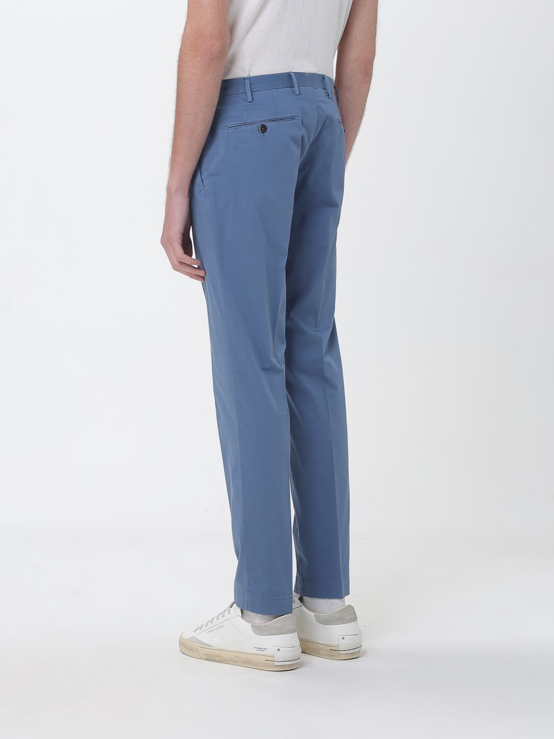 Pants Men color Gnawed Blue