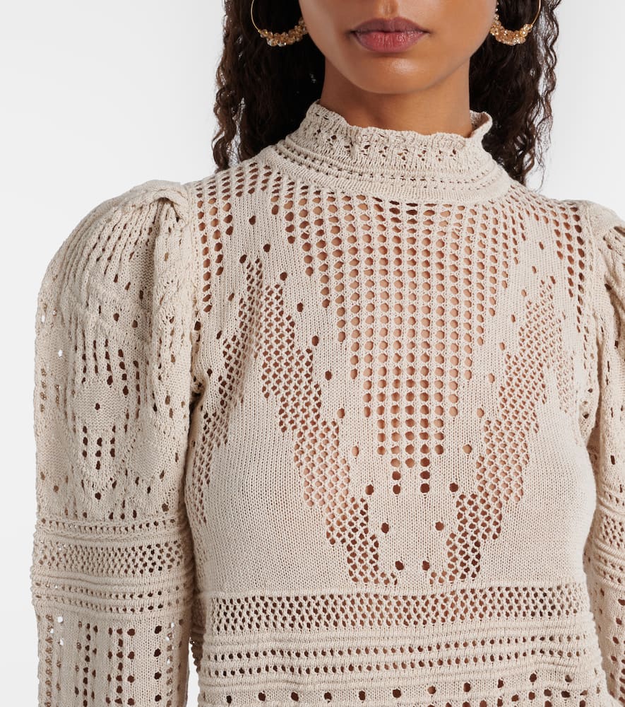 Dahara open-knit sweater