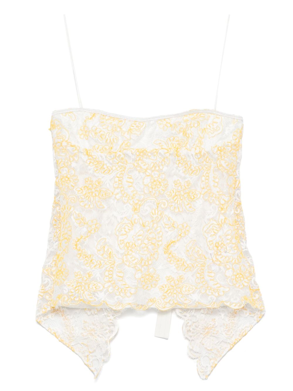 Lace camisole top - White