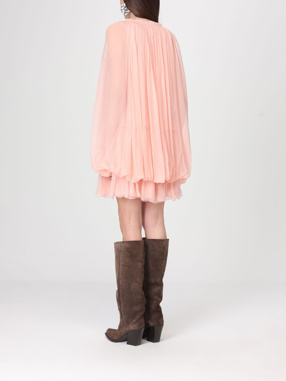 Dress CHLOÉ Woman color Pink