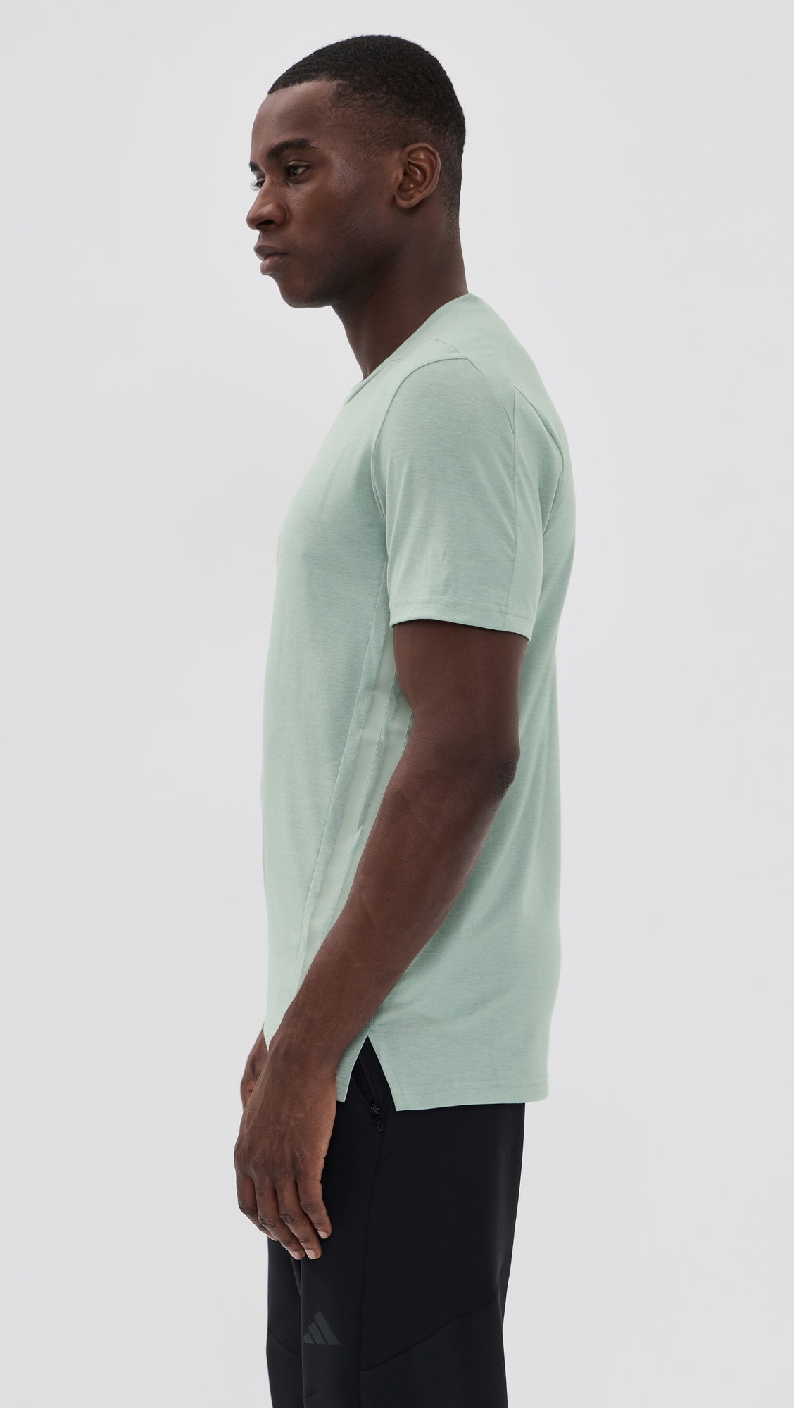 Designed For Training 3 Stripe Workout Tee Wonder Sage