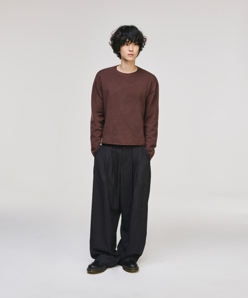 Cropped Rolling Round Knit