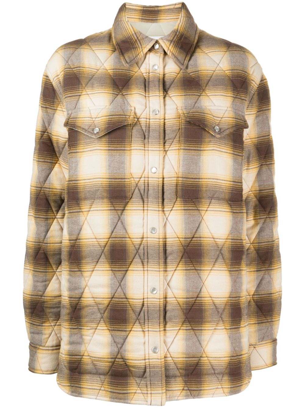 Mysena quilted jacket - Yellow