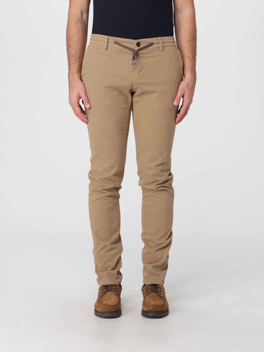 Pants Men color Beige