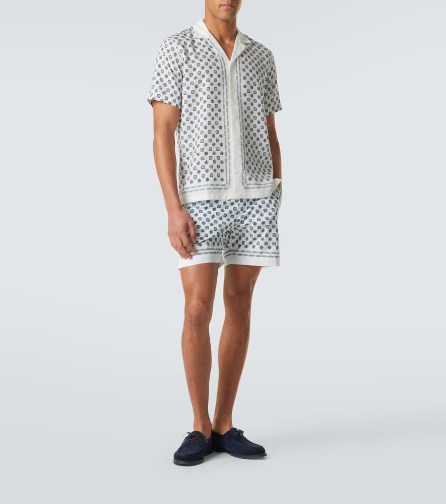 Maitan printed bowling shirt