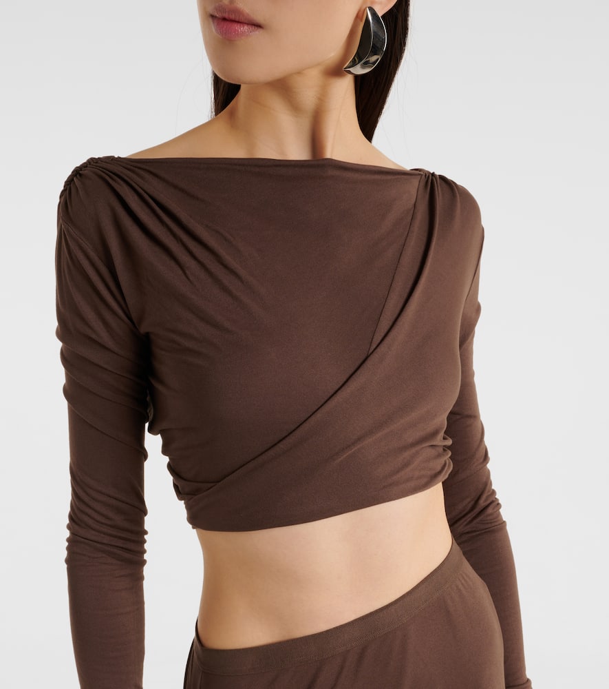 Jade crop top