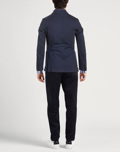 Man Blazer Midnight blue Size 38 Cotton, Elastane