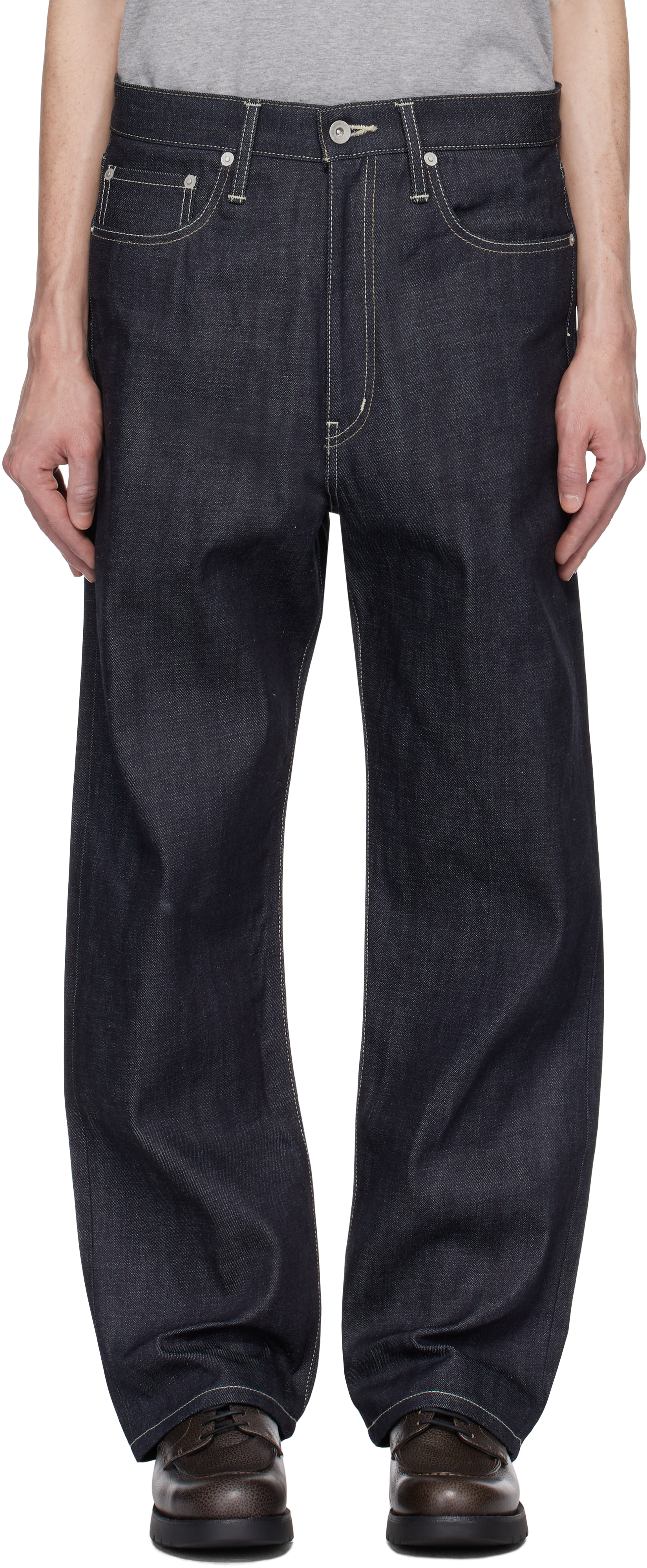 Neighborhood | Neighborhood Navy Rigid DP Basic Jeans | Realry