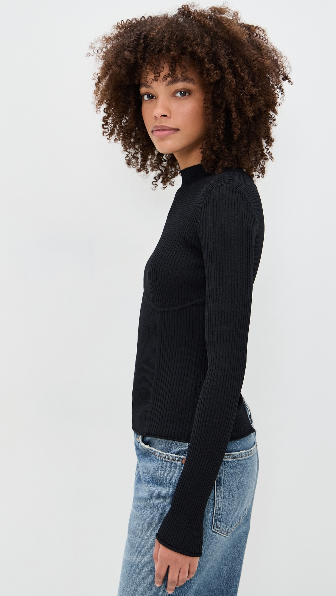 Adele Knit Top Black