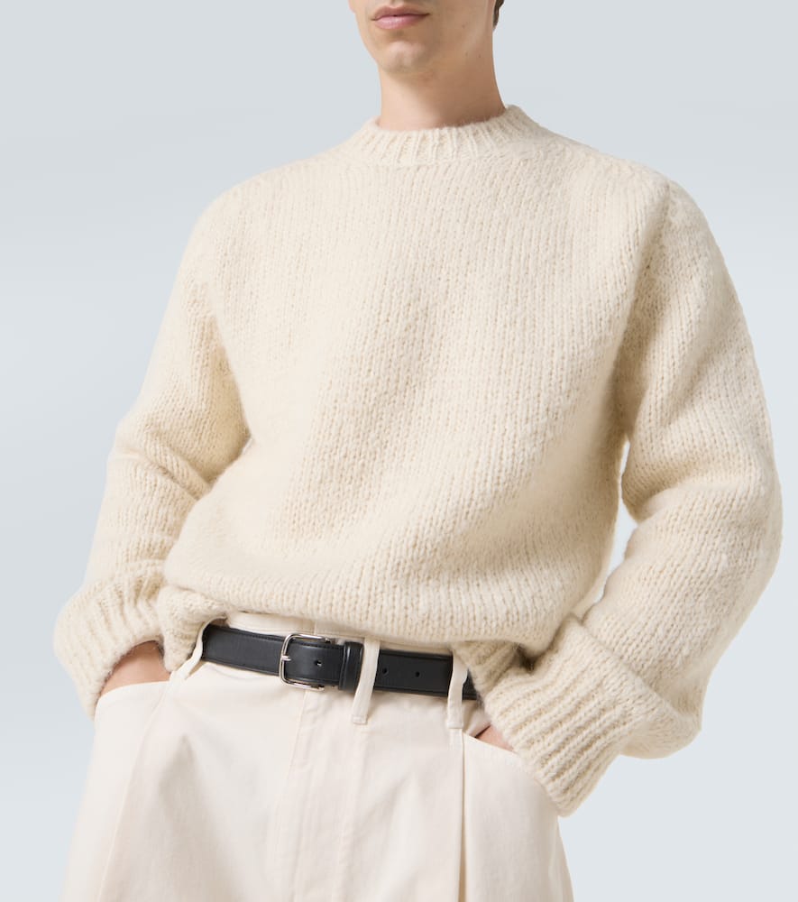 Mohair and alpaca-blend sweater
