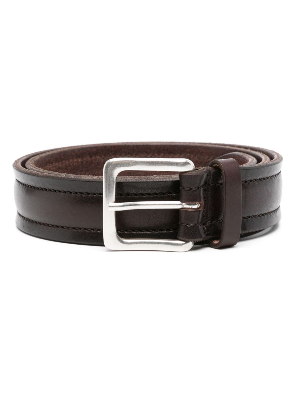 Leather belt - Brown