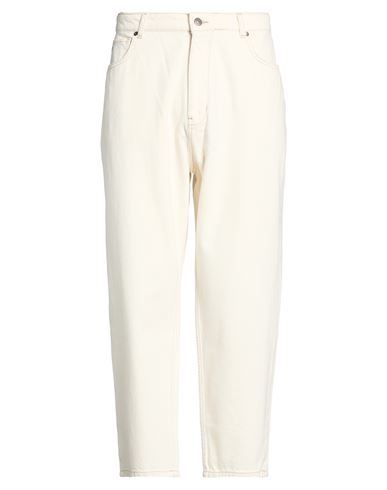 Man Jeans Ivory Size 33 Cotton