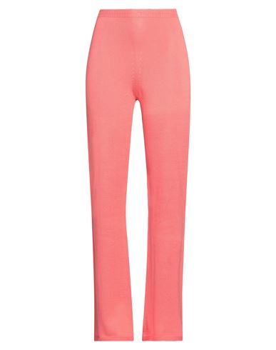 Pink Memories Woman Pants Coral Size 2 Cotton