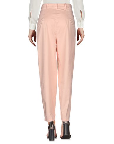 Woman Pants Apricot Size 28 Cotton, Elastane