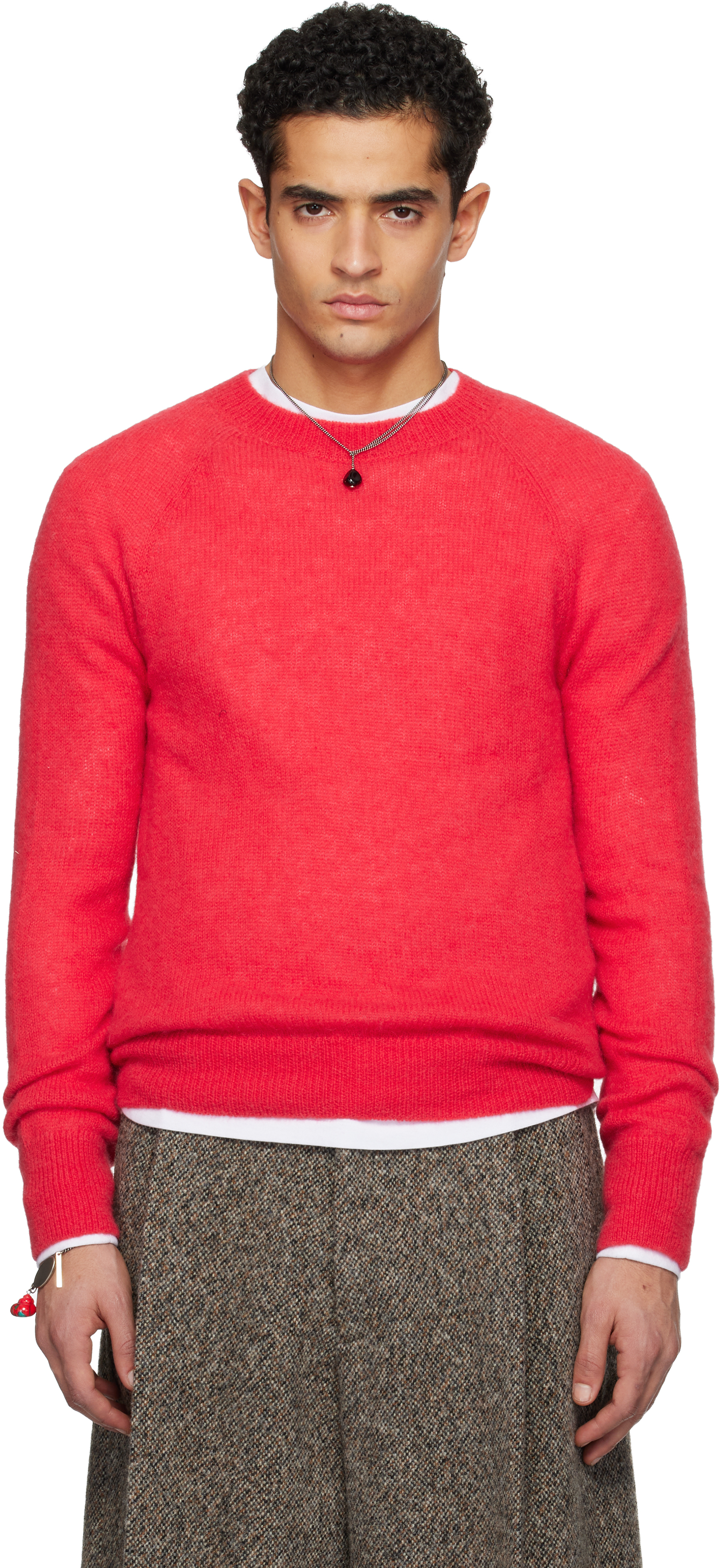 Red Alpaca Sweater