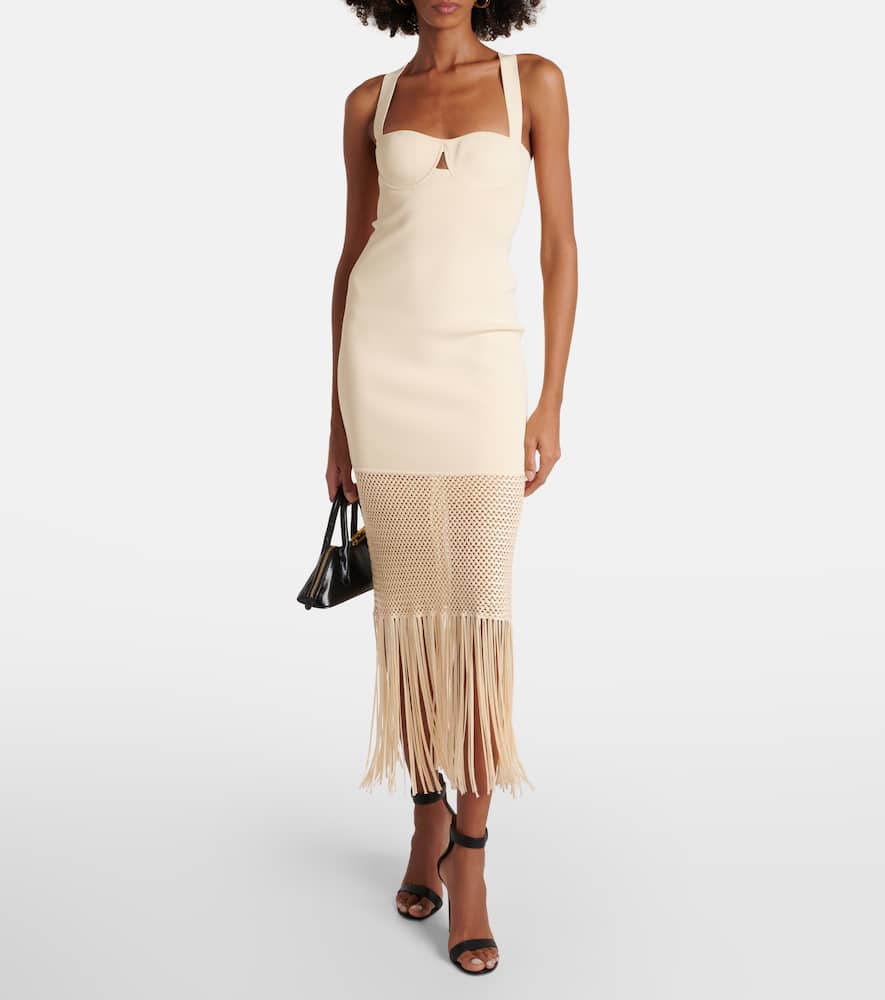 Diana fringed midi dress