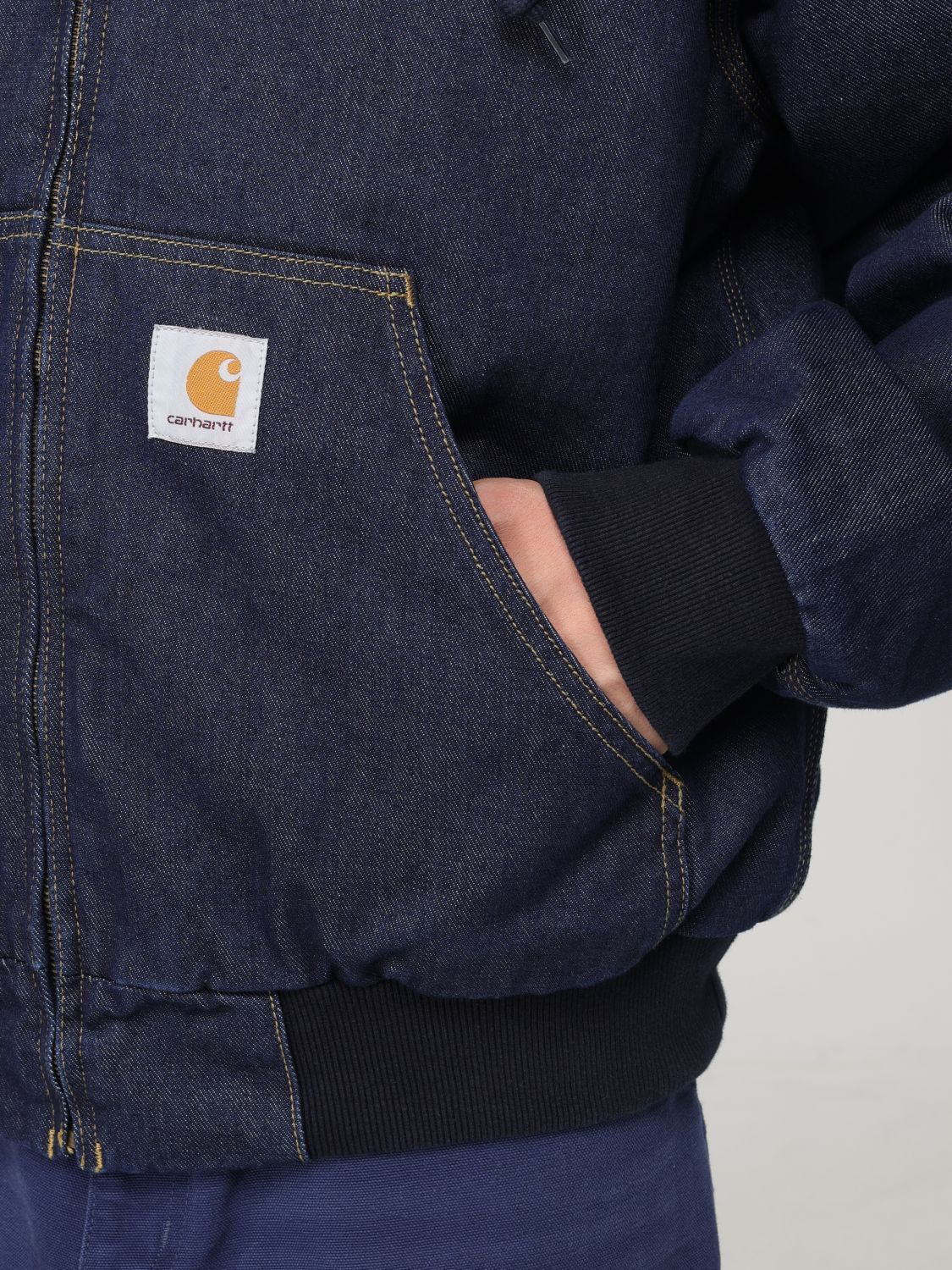 OG Active denim hooded jacket - Blue