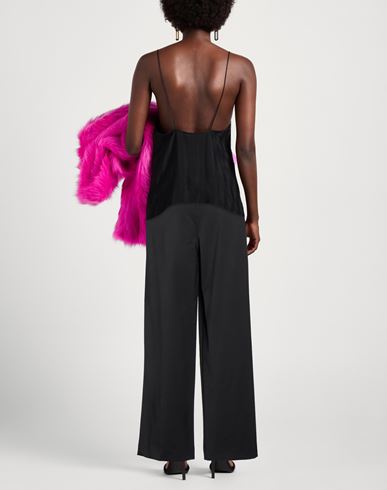 Woman Pants Black Size 2 Polyester, Virgin Wool, Elastane