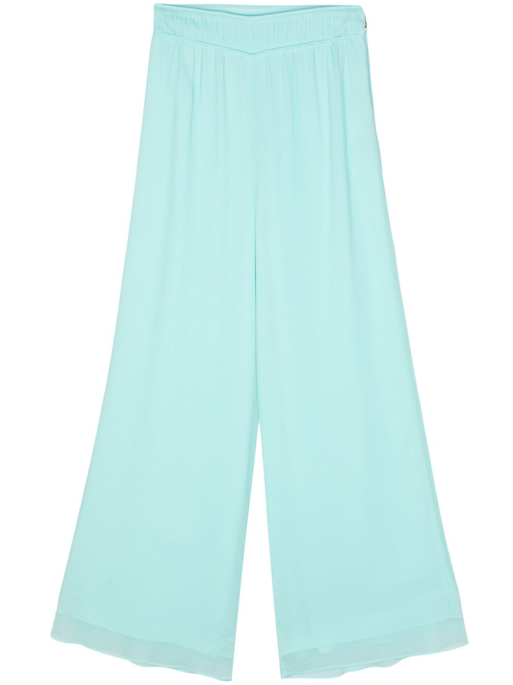 Pleated wide-leg trousers - Pink